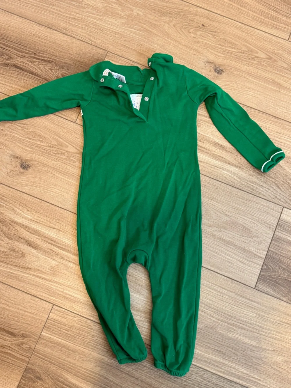 The Beaufort Bonnet Company Boys Green Whale Onesie Smocked